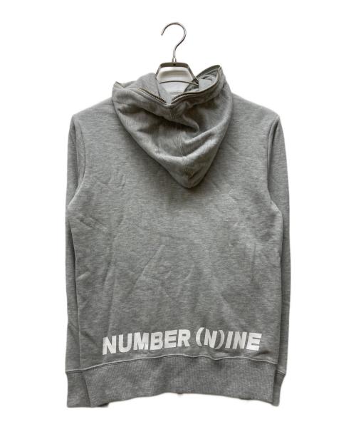 NUMBER (N)INE（ナンバーナイン）NUMBER (N)INE (ナンバーナイン) ジップアップパーカー グレー サイズ:Sの古着・服飾アイテム