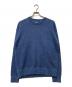 POLO RALPH LAUREN（ポロ・ラルフローレン）の古着「Garment Dyed Jersey Linen Rollneck Sweater」｜ブルー