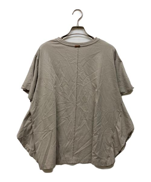Americana（アメリカーナ）Americana (アメリカーナ) MICA&DEAL (マイカアンドディール) 15th ANNIVERSARY フリルスリーブT-shirt ベージュ サイズ:FREEの古着・服飾アイテム