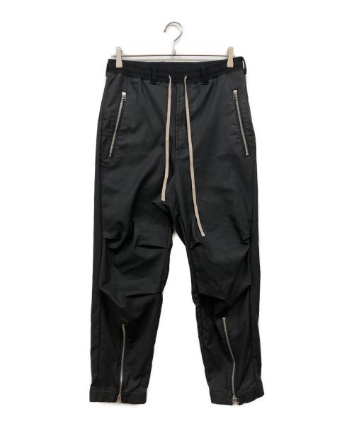 DANKE SCHON（ダンケ シェーン）Danke schon (ダンケ シェーン) コーティングジップパンツ ブラック サイズ:Lの古着・服飾アイテム