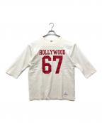 Championチャンピオン）の古着「フットボールTシャツ」｜レッド×ホワイト