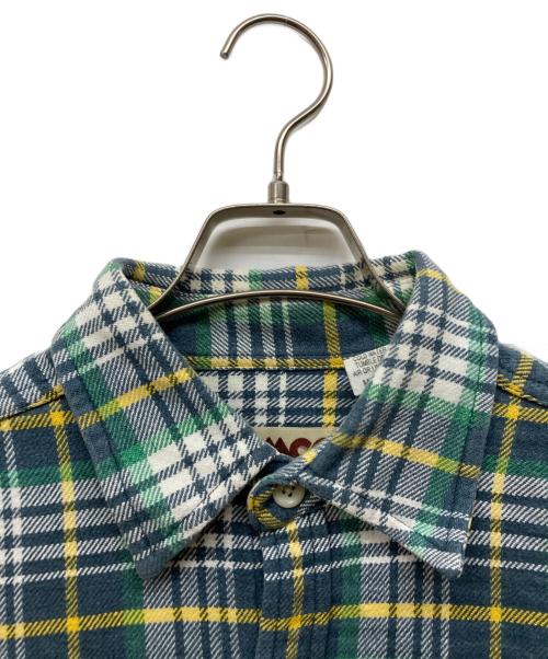 camco（カムコ）CAMCO (カムコ) ネルシャツ ブルー サイズ:Mの古着・服飾アイテム