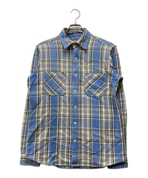camco（カムコ）CAMCO (カムコ) ネルシャツ ブルー サイズ:Mの古着・服飾アイテム