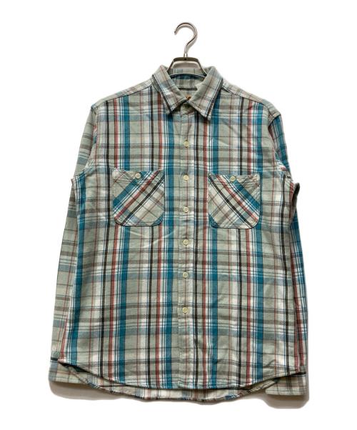 camco（カムコ）CAMCO (カムコ) ネルシャツ ブルー サイズ:Mの古着・服飾アイテム