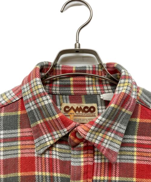 camco（カムコ）CAMCO (カムコ) ネルシャツ レッド サイズ:Mの古着・服飾アイテム