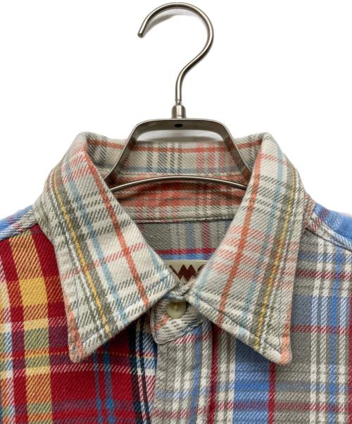 camco（カムコ）CAMCO (カムコ) ネルシャツ レッド×ブルー サイズ:Mの古着・服飾アイテム
