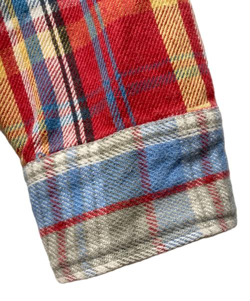 camco（カムコ）CAMCO (カムコ) ネルシャツ レッド×ブルー サイズ:Mの古着・服飾アイテム
