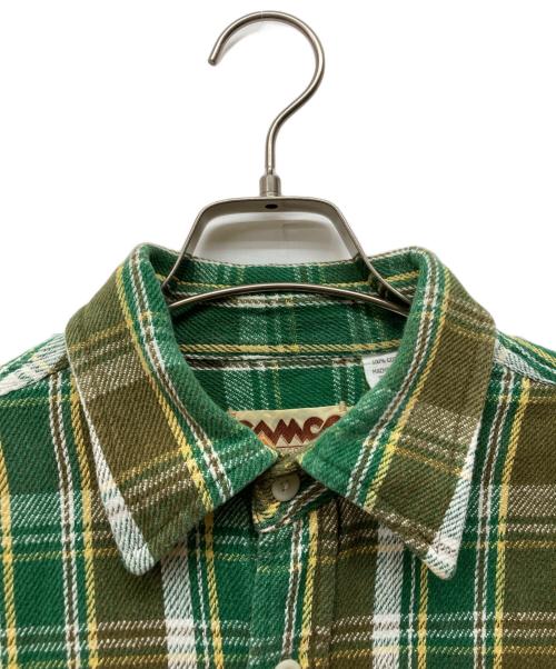 camco（カムコ）CAMCO (カムコ) ネルシャツ グリーン サイズ:Mの古着・服飾アイテム