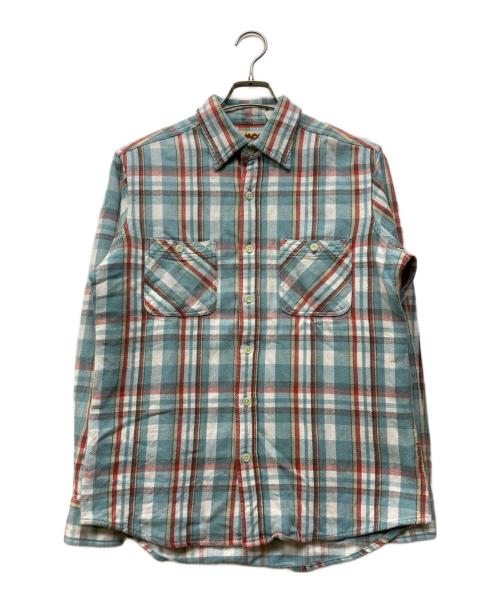 camco（カムコ）CAMCO (カムコ) ネルシャツ スカイブルー サイズ:Mの古着・服飾アイテム
