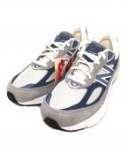NEW BALANCEニューバランス）の古着「990V6スニーカー」｜グレー×ネイビー