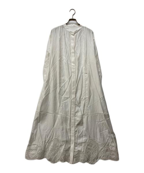 koos（クース）koos (クース) シャツワンピース ホワイト サイズ:FREE 未使用品の古着・服飾アイテム