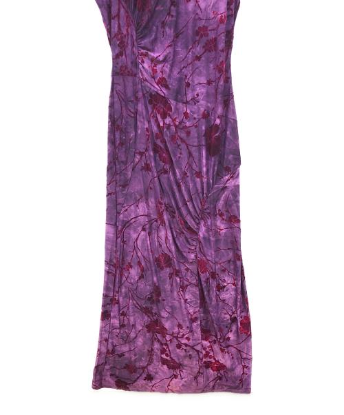 Desigual（デシグアル）Desigual (デシグアル) オリエンタルフラワーミディドレス パープル サイズ:Mの古着・服飾アイテム