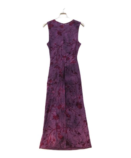 Desigual（デシグアル）Desigual (デシグアル) オリエンタルフラワーミディドレス パープル サイズ:Mの古着・服飾アイテム