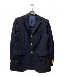 TEIJIN×LORO PIANA（テイジン×ロロピアーナ）の古着「金釦紺ブレザー」｜ネイビー