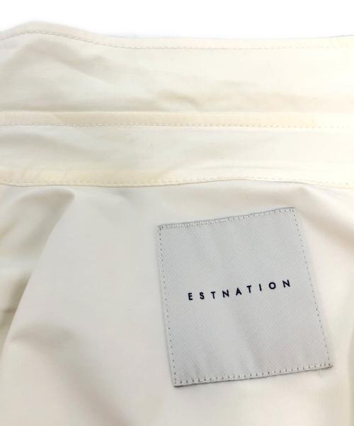 ESTNATION（エストネーション）ESTNATION (エストネーション) ナイロンコーチジャケット ホワイト サイズ:Mの古着・服飾アイテム