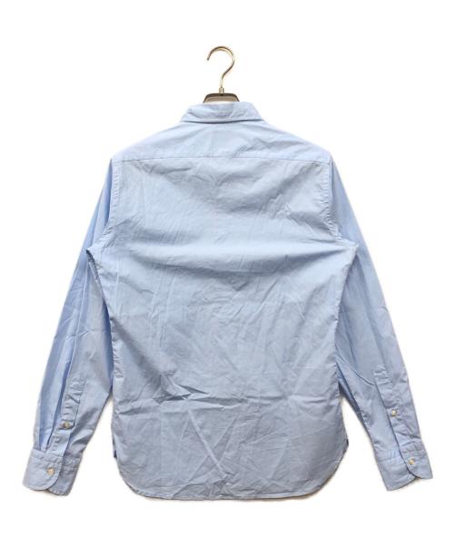 GUY ROVER（ギローバー）GUY ROVER (ギローバー) ホリゾンタルコットンシャツ ブルー サイズ:39の古着・服飾アイテム