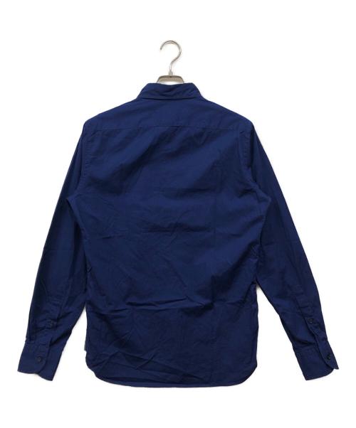 GUY ROVER（ギローバー）GUY ROVER (ギローバー) ホリゾンタルコットンシャツ ブルー サイズ:39の古着・服飾アイテム