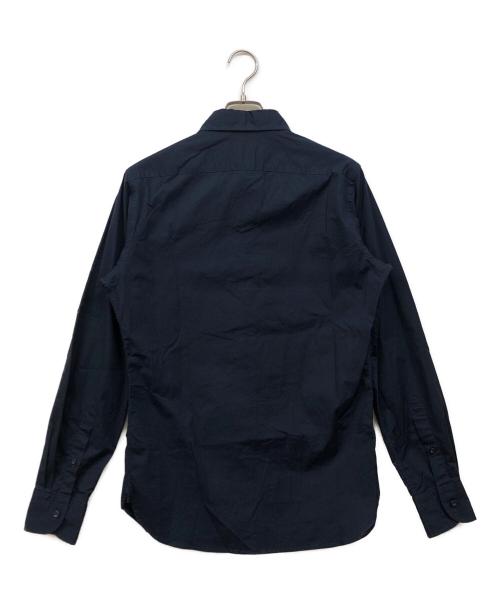 GUY ROVER（ギローバー）GUY ROVER (ギローバー) ホリゾンタルコットンシャツ ネイビー サイズ:39の古着・服飾アイテム