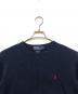 POLO RALPH LAUREN (ポロ・ラルフローレン) クルーネックニット ネイビー サイズ:L：8000円