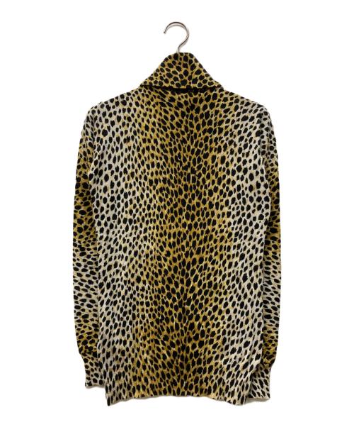 DOLCE & GABBANA（ドルチェ＆ガッバーナ）DOLCE & GABBANA (ドルチェ＆ガッバーナ) 総柄タートルネックカットソー ブラウン サイズ:Sの古着・服飾アイテム