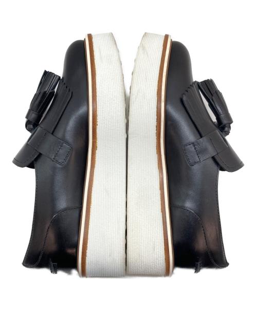 TOD'S（トッズ）TOD'S (トッズ) 厚底タッセルレザースニーカー ブラック サイズ:35の古着・服飾アイテム