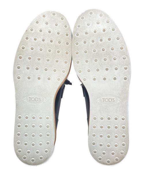 TOD'S（トッズ）TOD'S (トッズ) 厚底タッセルレザースニーカー ブラック サイズ:35の古着・服飾アイテム