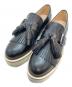 TOD'S（トッズ）の古着「厚底タッセルレザースニーカー」｜ブラック