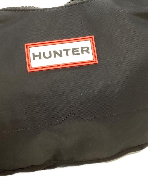 HUNTER（ハンター）HUNTER (ハンター) ナイロン ミディ ホーボー - ブラック ブラック 未使用品の古着・服飾アイテム
