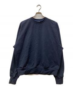 中古・古着通販】nanamica (ナナミカ) 7G CREW NECK SWEATER ブラック