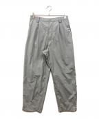 CAHLUMNカウラム）の古着「2.5Layer 1 tuck wide tapered shell pants」｜グレー