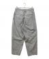 CAHLUMN (カウラム) 2.5Layer 1 tuck wide tapered shell pants グレー サイズ:M：12000円