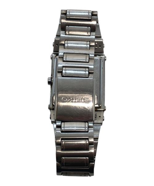 SEIKO（セイコー）SEIKO (セイコー) スクエアドレスウォッチ ブラックの古着・服飾アイテム