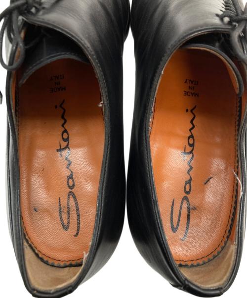 Santoni（サントーニ）Santoni (サントーニ) ドレスシューズ ブラック サイズ:7 1/2の古着・服飾アイテム
