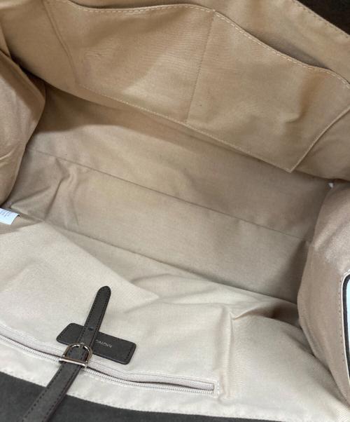 MONOROW（モノロウ）MONOROW (モノロウ) BLANC MEDIUM BAG ブラウンの古着・服飾アイテム