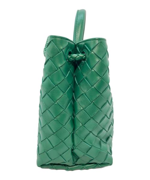 BOTTEGA VENETA（ボッテガベネタ）BOTTEGA VENETA (ボッテガベネタ) イントレチャート スモール アンディアーモ グリーンの古着・服飾アイテム