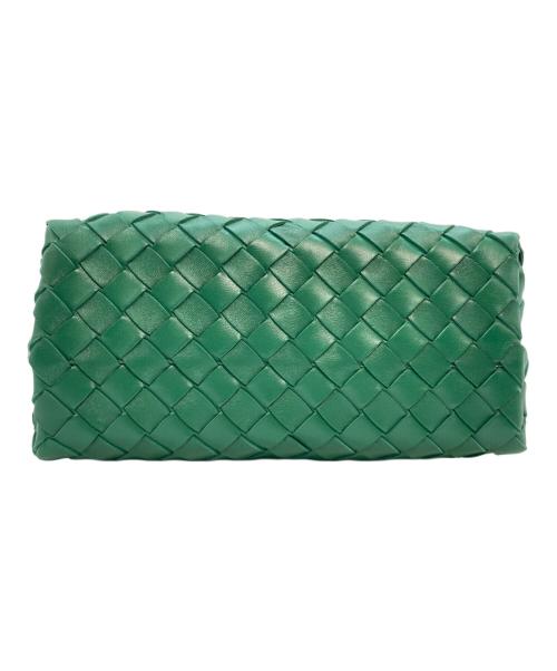BOTTEGA VENETA（ボッテガベネタ）BOTTEGA VENETA (ボッテガベネタ) イントレチャート スモール アンディアーモ グリーンの古着・服飾アイテム