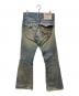 TRUE RELIGION (トゥルー レリジョン) バック刺繍フレアデニムパンツ ブルー サイズ:30：7000円