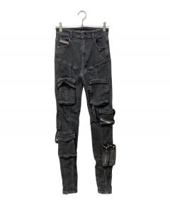 中古・古着通販】DIESEL (ディーゼル) P-MIRT-OUT ワイドデニムパンツ