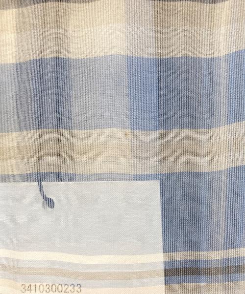 ebure（エブール）EBURE (エブール) シルクストライプボウタイワンピース ブルー サイズ:36 未使用品の古着・服飾アイテム