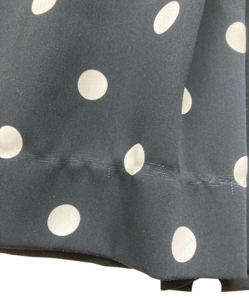 BALLSEY（ボールジィ）BALLSEY (ボールジィ) ドット柄ワイドパンツ ブラック サイズ:36の古着・服飾アイテム