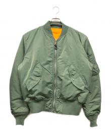 VALLEY APPAREL LLC（バレー アパレル）の古着「MA-1ジャケット」｜カーキ