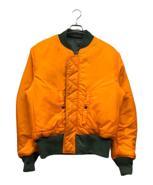 VALLEY APPAREL LLC（バレー アパレル）VALLEY APPAREL LLC (バレー アパレル) MA-1ジャケット カーキ サイズ:Lの古着・服飾アイテム