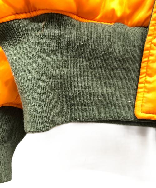 VALLEY APPAREL LLC（バレー アパレル）VALLEY APPAREL LLC (バレー アパレル) MA-1ジャケット カーキ サイズ:Lの古着・服飾アイテム