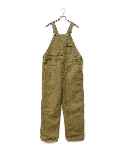 RRL（ダブルアールエル）RRL (ダブルアールエル) ジャングルクロスオーバーオール ブラウン サイズ:XLの古着・服飾アイテム