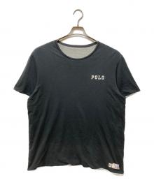 POLO RALPH LAUREN（ポロ・ラルフローレン）の古着「リバーシブルTシャツ」｜ブラック
