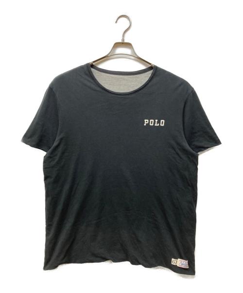 POLO RALPH LAUREN（ポロ・ラルフローレン）POLO RALPH LAUREN (ポロ・ラルフローレン) リバーシブルTシャツ ブラック サイズ:不明の古着・服飾アイテム