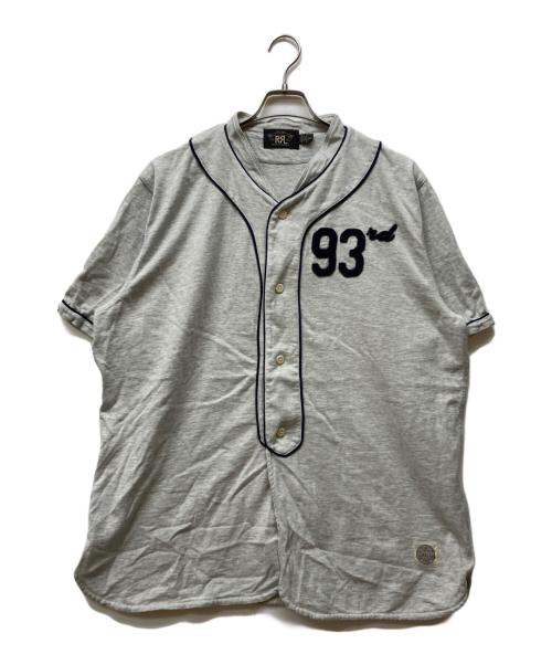 RRL（ダブルアールエル）RRL (ダブルアールエル) ベースボールTシャツ グレー サイズ:XXLの古着・服飾アイテム