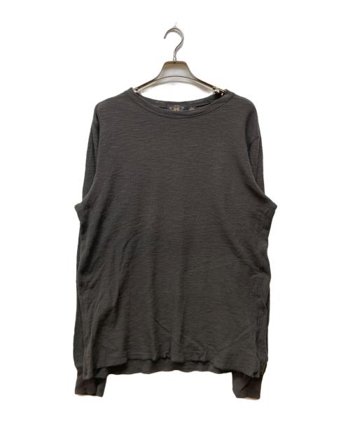 RRL（ダブルアールエル）RRL (ダブルアールエル) 長袖ワッフルカットソー グレー サイズ:XLの古着・服飾アイテム