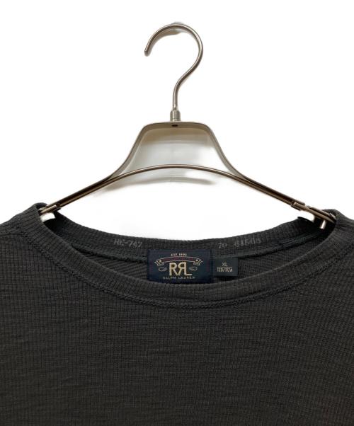 RRL（ダブルアールエル）RRL (ダブルアールエル) 長袖ワッフルカットソー グレー サイズ:XLの古着・服飾アイテム