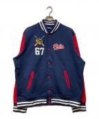 POLO RALPH LAURENポロ・ラルフローレン）の古着「スタジャン」｜ネイビー